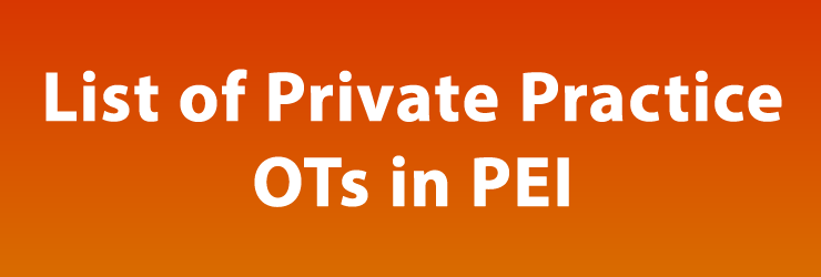 List of Private Practice OTs in PEI